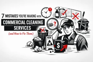 Read more about the article 7 Mistakes You’re Making with Commercial Cleaning Services (and How to Fix Them)