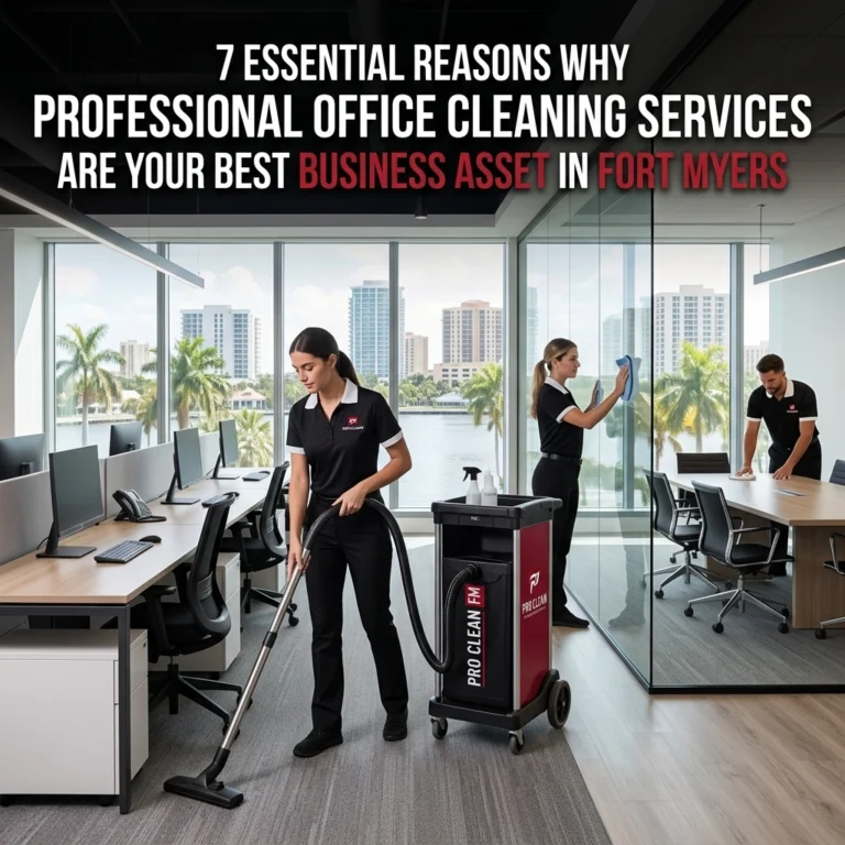 Read more about the article 7 Essential Reasons Why Professional Office Cleaning Services Are Your Best Business Asset in Fort Myers