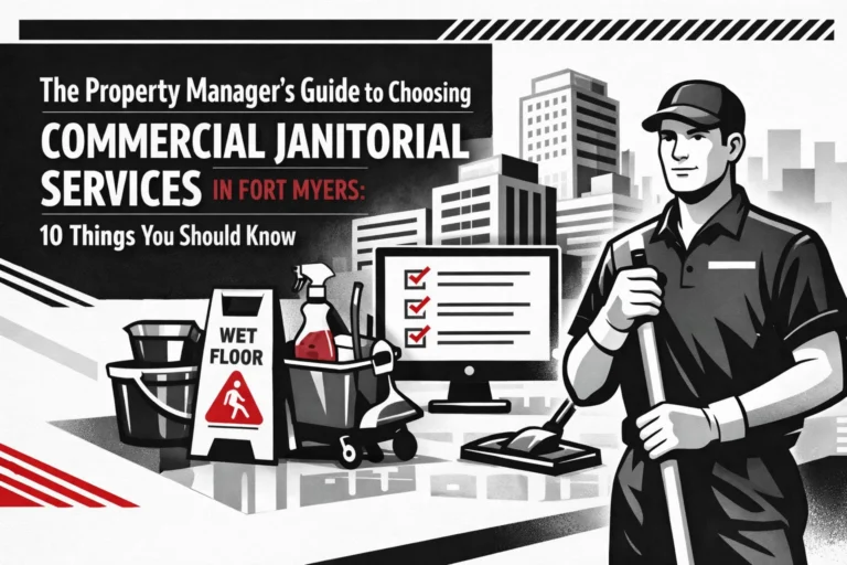 Read more about the article The Property Manager’s Guide to Choosing Commercial Janitorial Services in Fort Myers: 10 Important Things You Should Know
