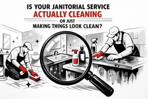 Read more about the article 7 Secret Signs Your Janitorial Service Is Just Making Things Look Clean
